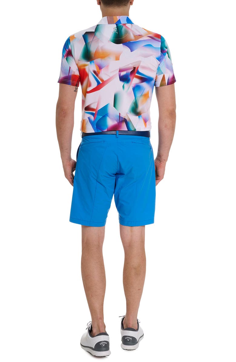 Robert Graham Hiatus Abstract Print Performance Golf Polo, Alternate, color, 