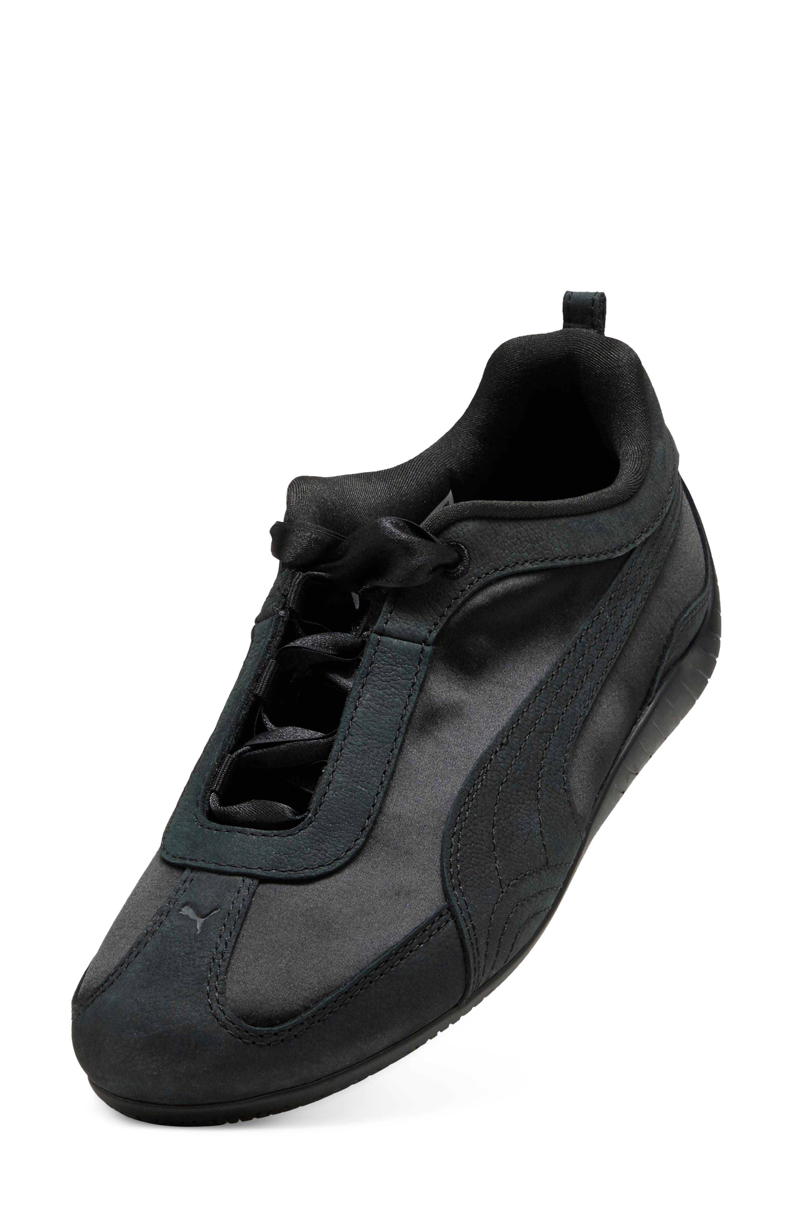 Speedcat Go Etoile Leather Sneaker, Alternate, color, PUMA BLACK/ GLACIAL GRAY