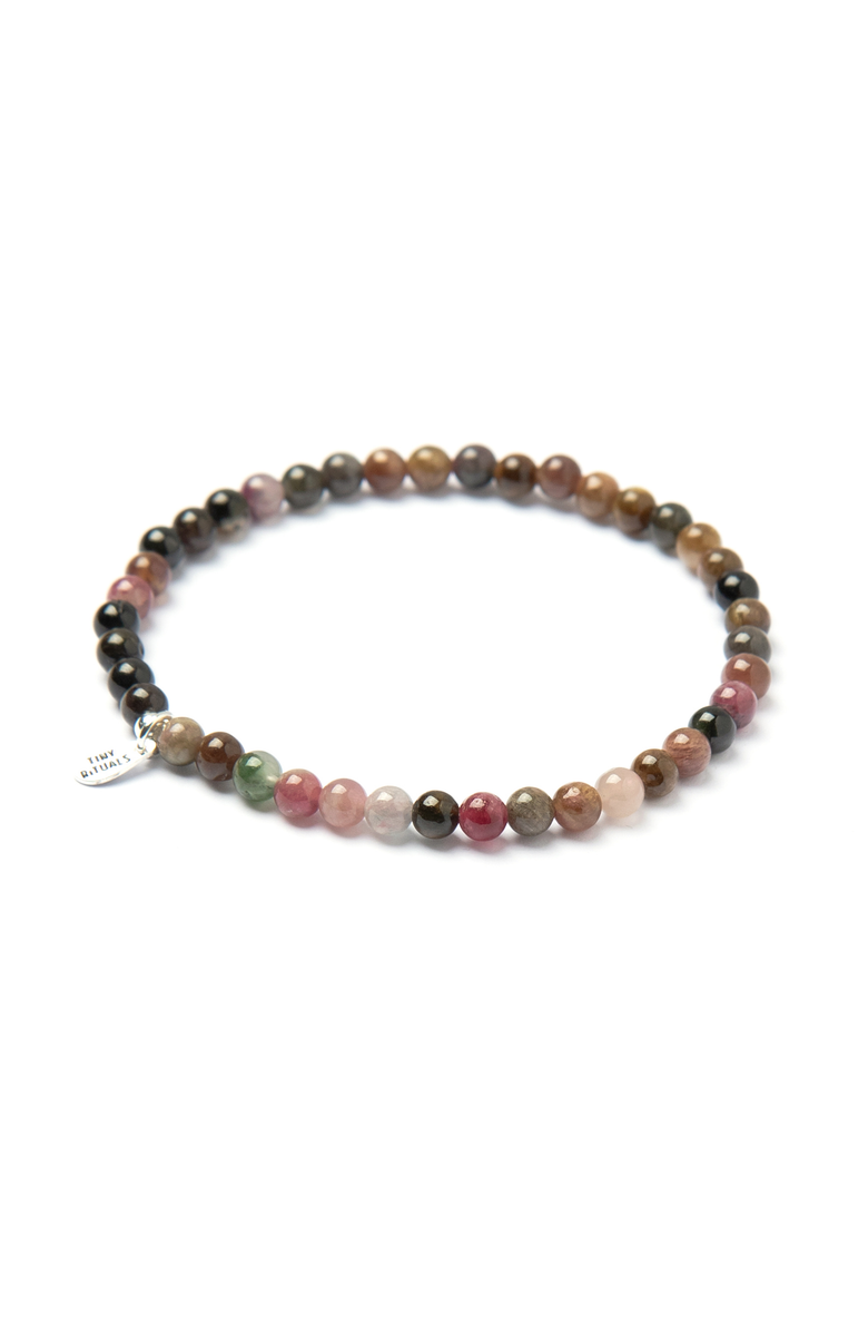 Tiny Rituals Tourmaline Energy Bracelet, Main, color, Multicolored