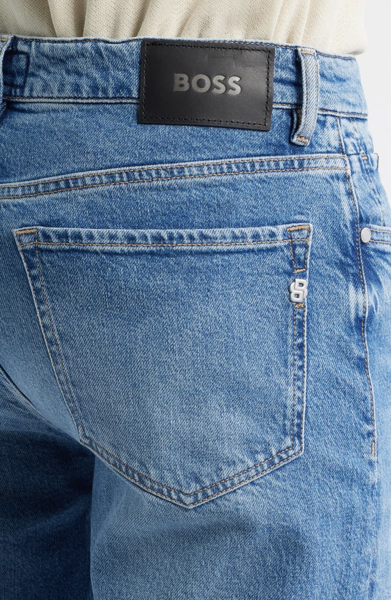 BOSS Ogden Stretch Cotton & Lyocell Jeans, Alternate, color, Bright Blue