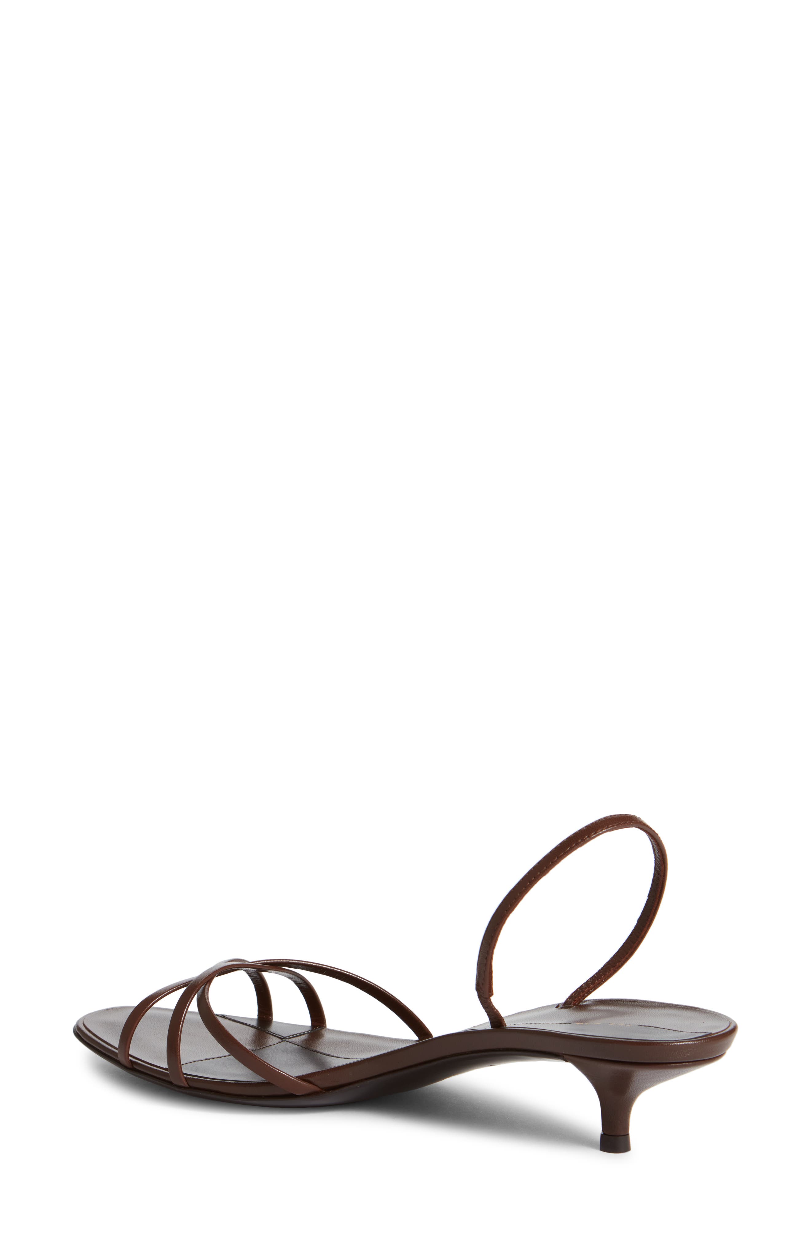 The Row Harlow Kitten Heel Slingback Sandal, Alternate, color, 