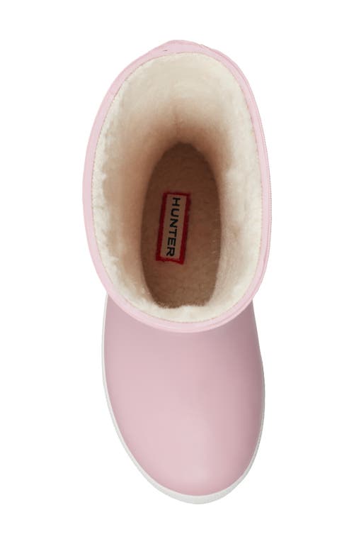 Hunter First Classic Insulated Waterproof Rain Boot In Pink