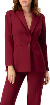 IVONNE Tailored Single-Button Blazer