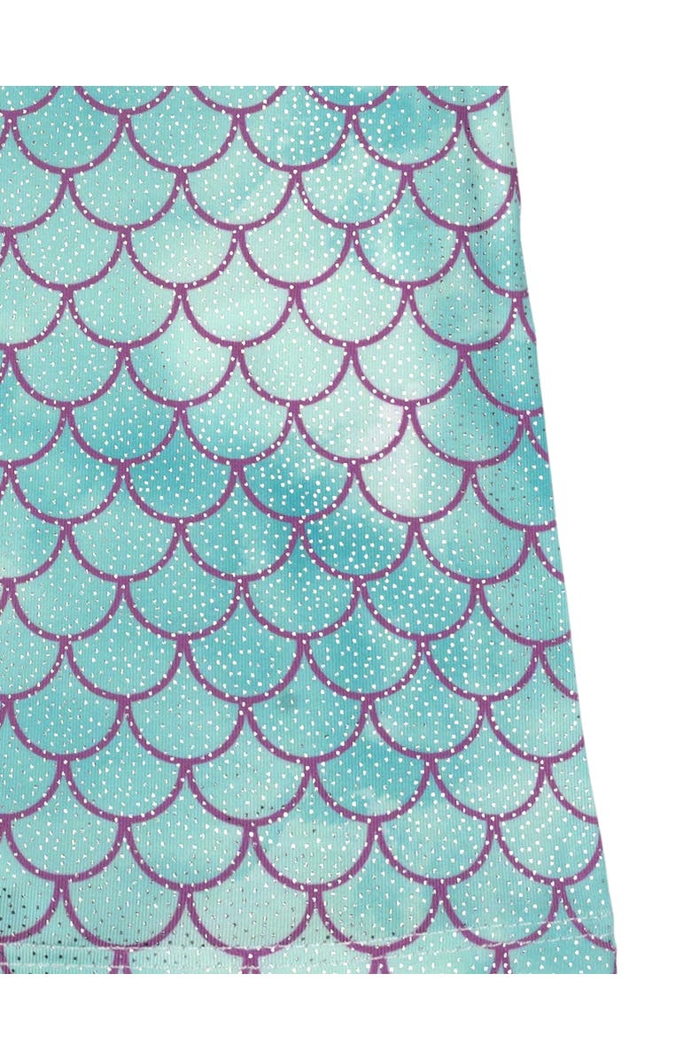Disney The Little Mermaid Princess Ariel Sleeveless Gymnastics One Piece Romper, Alternate, color, Teal Purple Ariel