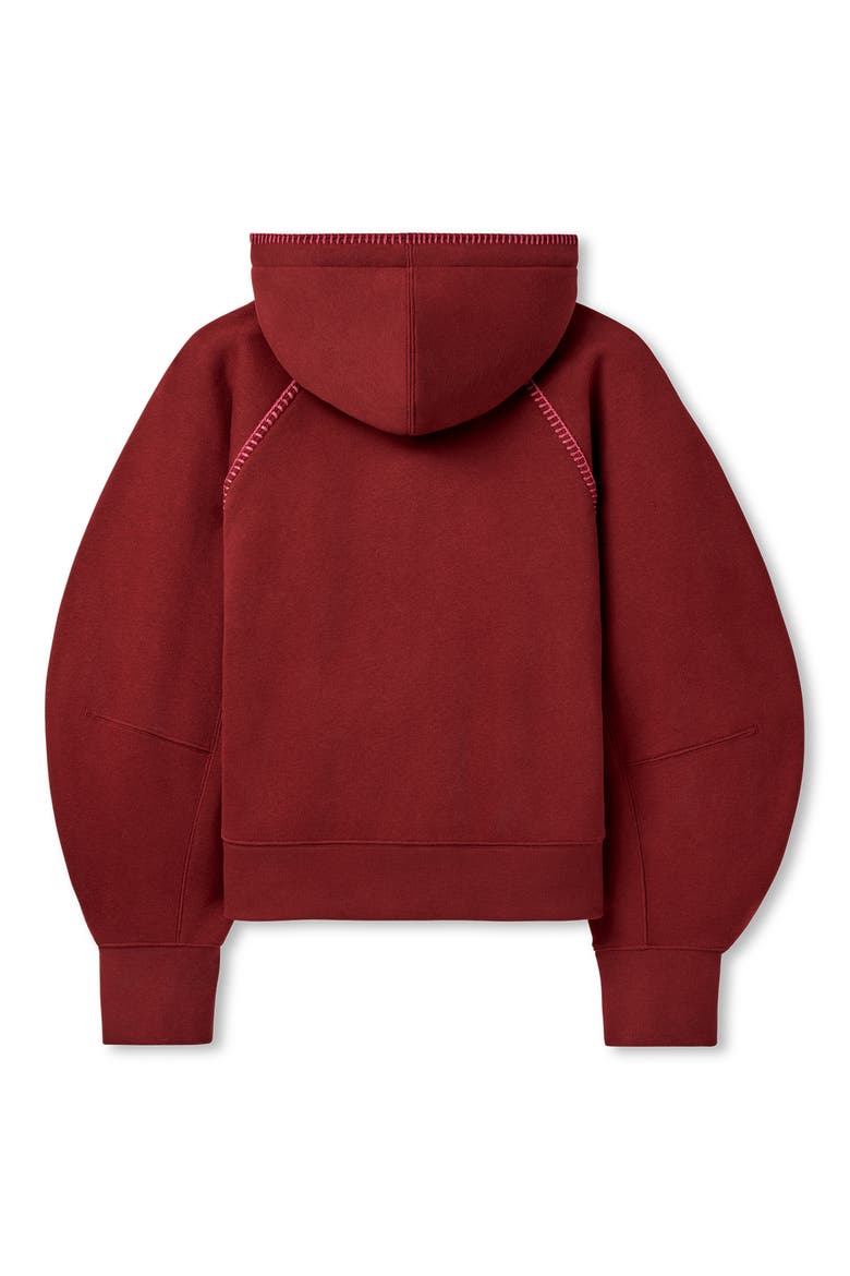Classic Full Zip Hoodie, Alternate, color, COFFEE BERRY
