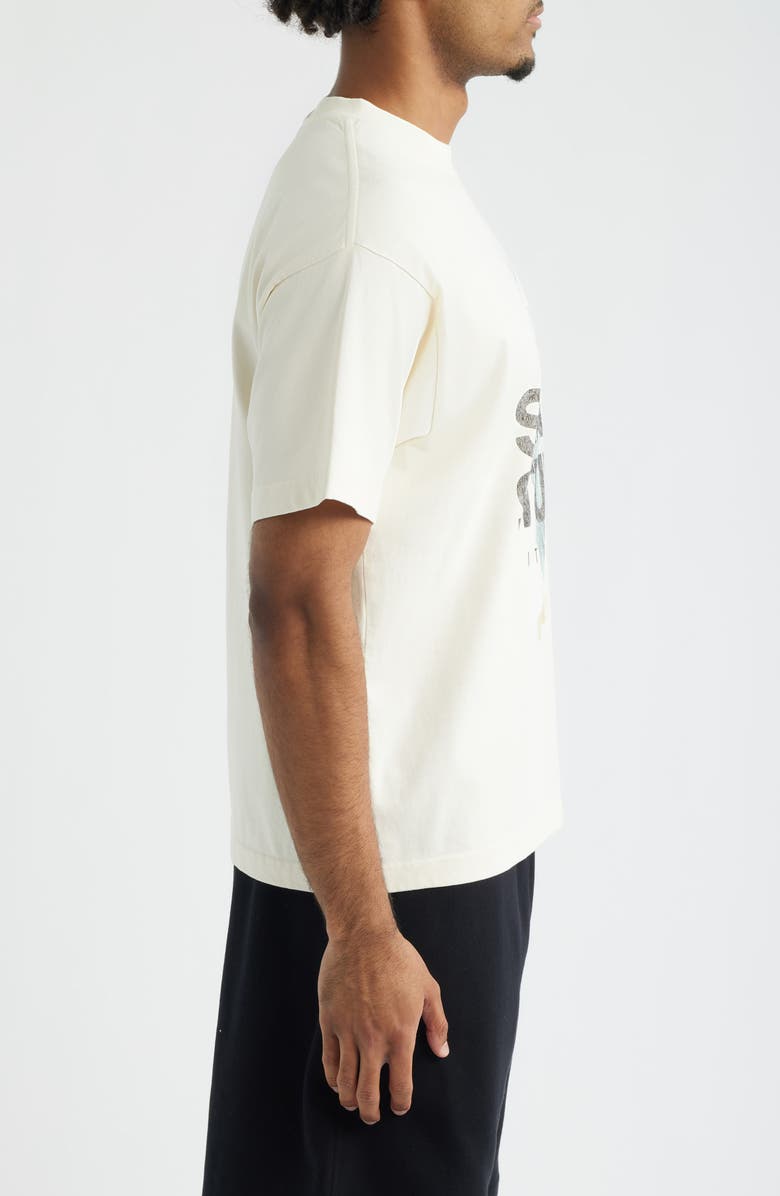 SANTO STUDIO Statue Graphic Cotton T-Shirt, Alternate, color, Cream