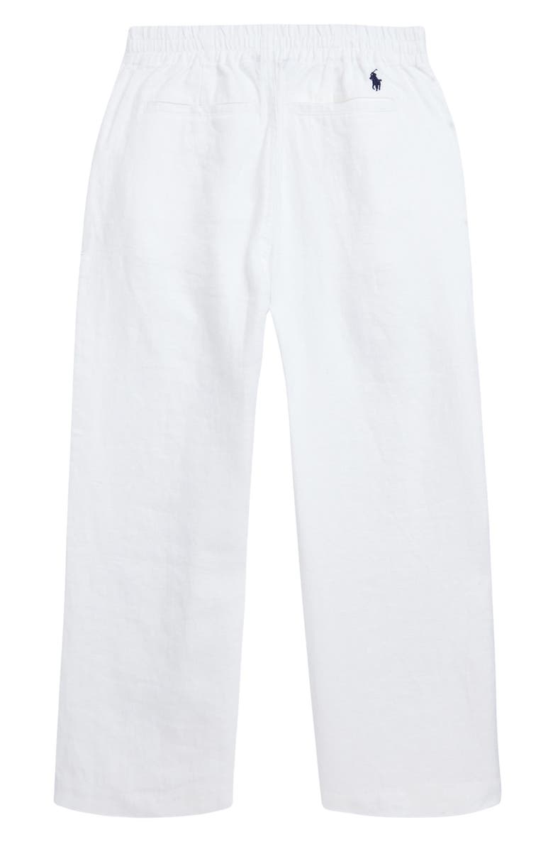Polo Ralph Lauren Kids' Wide Leg Linen Pants, Alternate, color, 