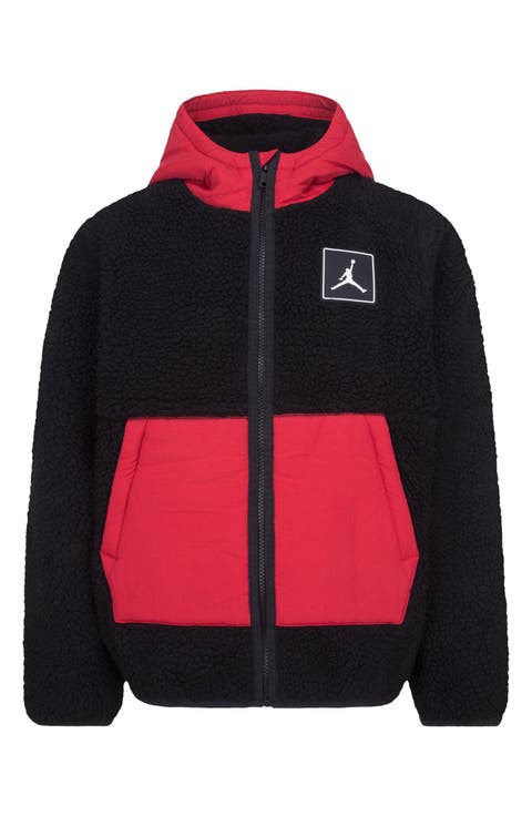 Kids' Jumpman Hooded Fleece Jacket (Big Kid)