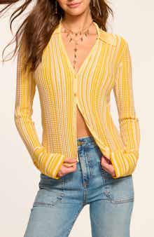 Ramy Brook Ivana Stripe Cardigan