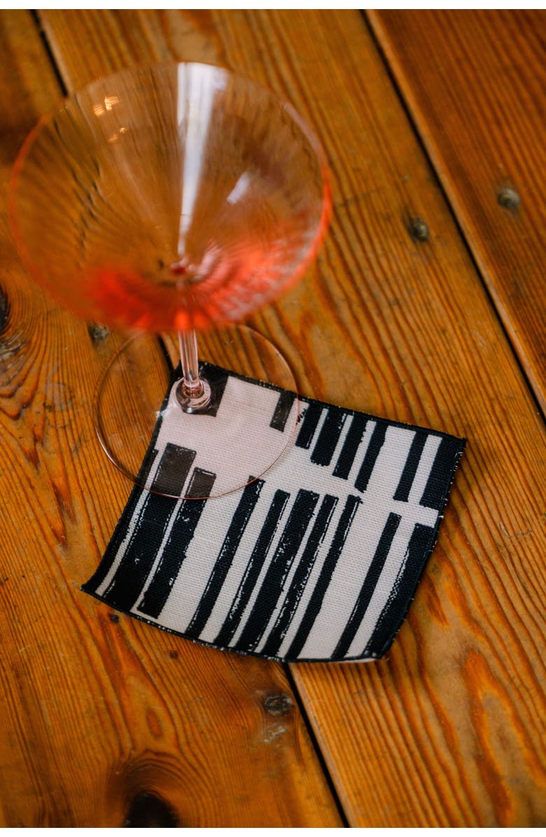 at300nelson Marguerite in Clairvoyant 5" x 5" Cocktail Napkin - Set of 4, Alternate, color, Blue