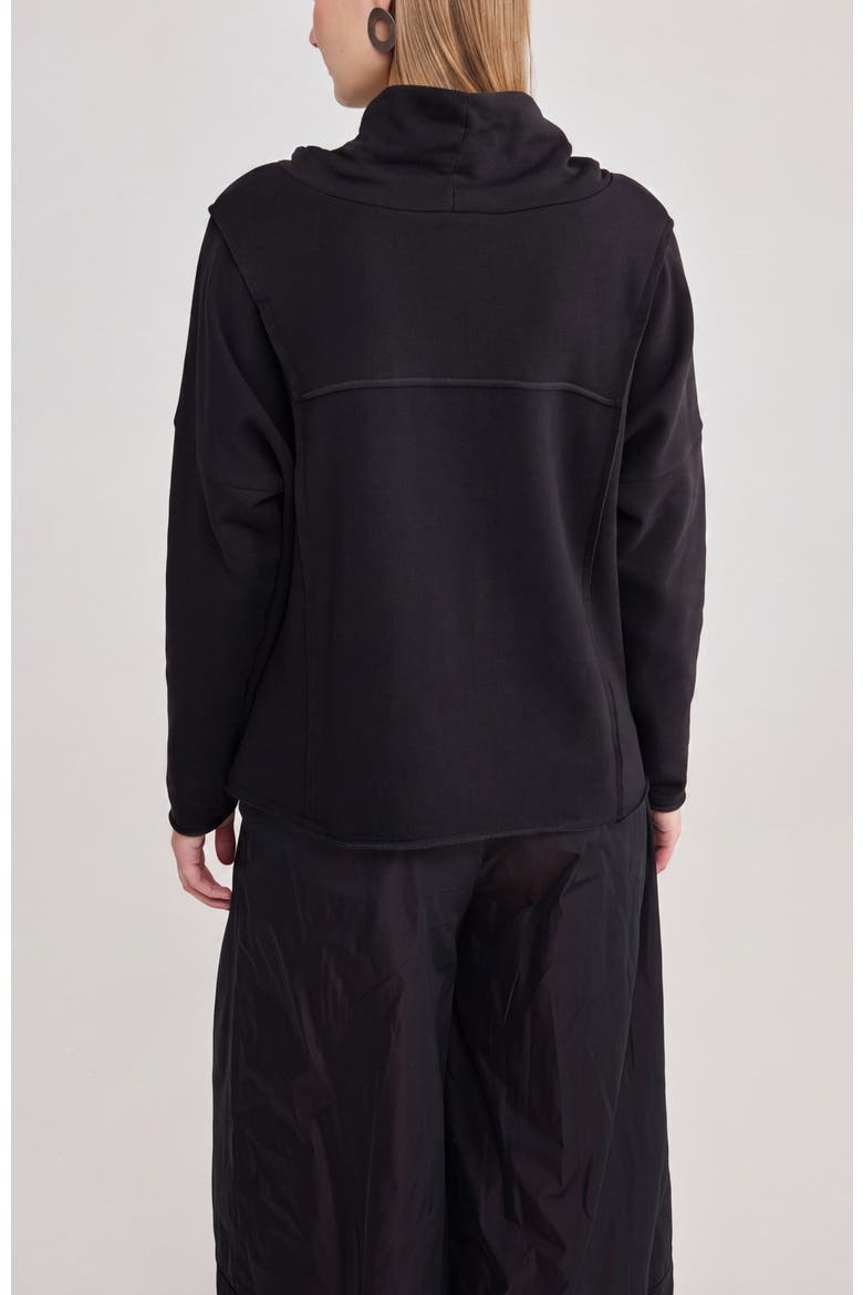 Carmen Cowl Neck Knit Top, Alternate, color, Black
