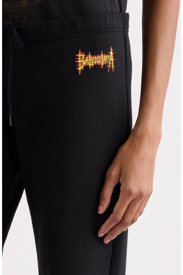 Sacré Coeur Low Rise Sweatpants, Alternate, color, 1000 BLACK