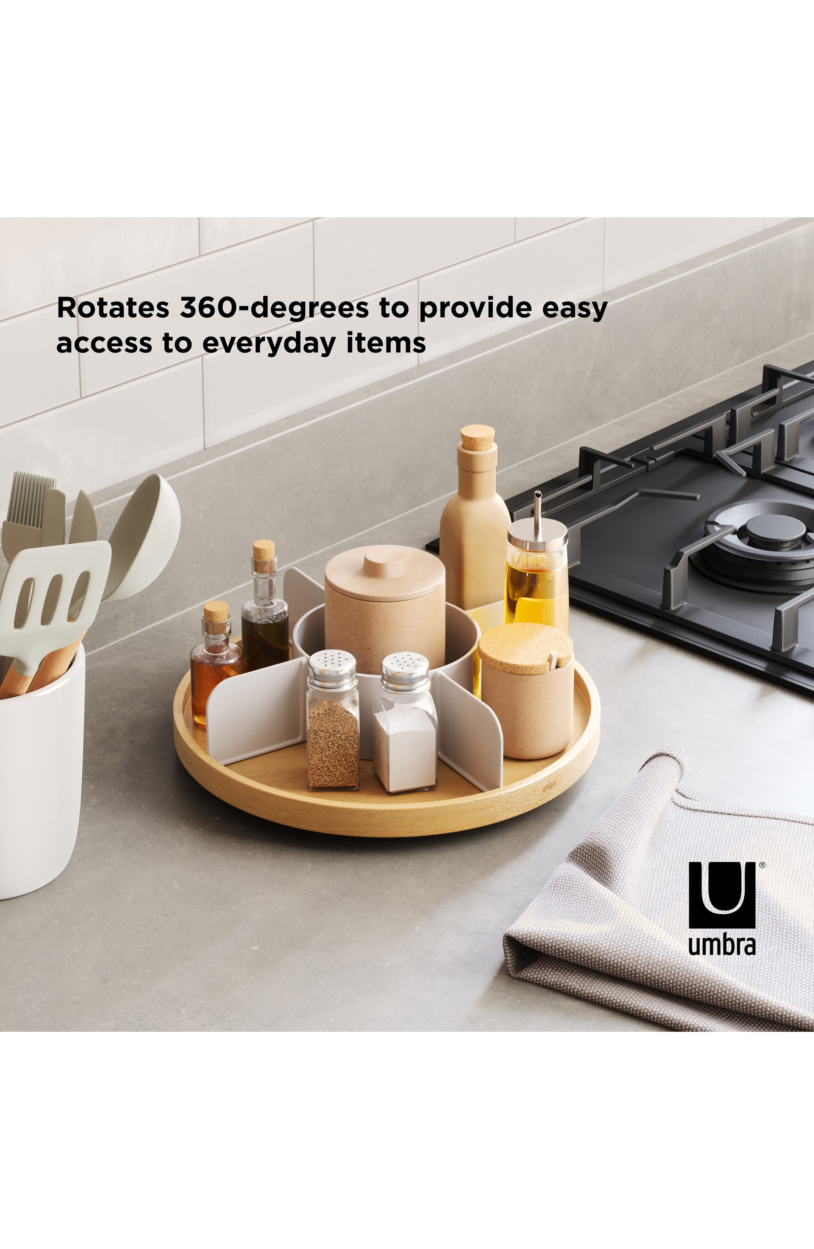 Umbra Bellwood Lazy Susan Divided Storage Tray | Nordstromrack