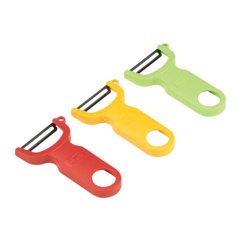 Original Swiss Peeler 3 Piece Set, Red/Green/Yellow