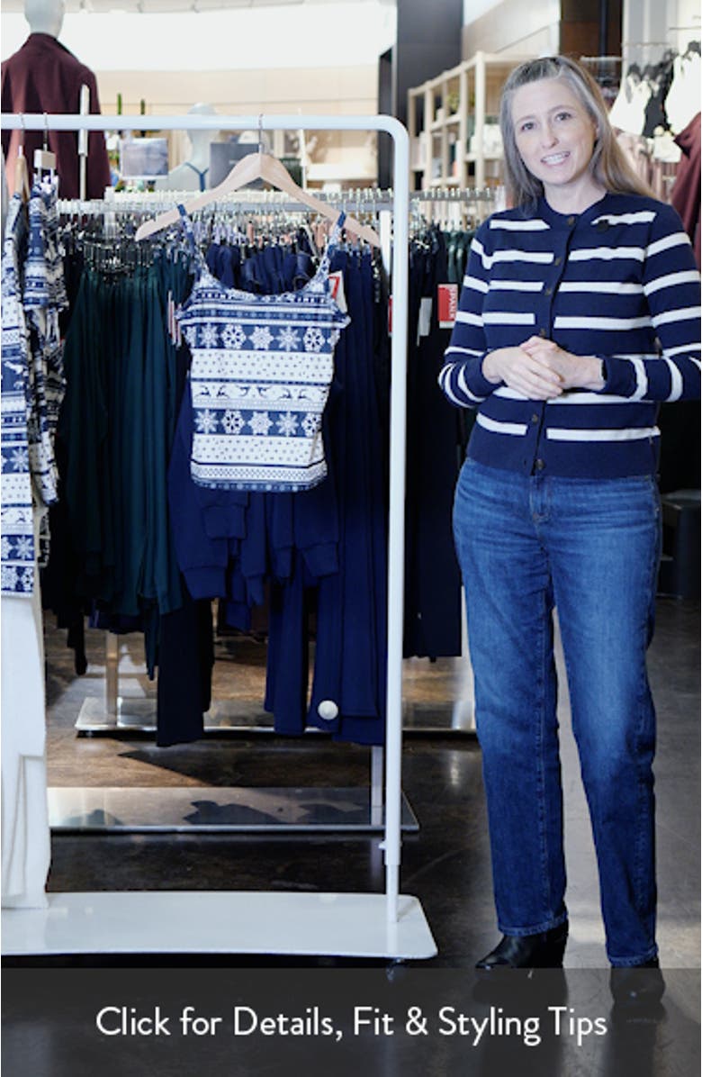 Fair Isle Plush Pointelle Camisole, sales video thumbnail