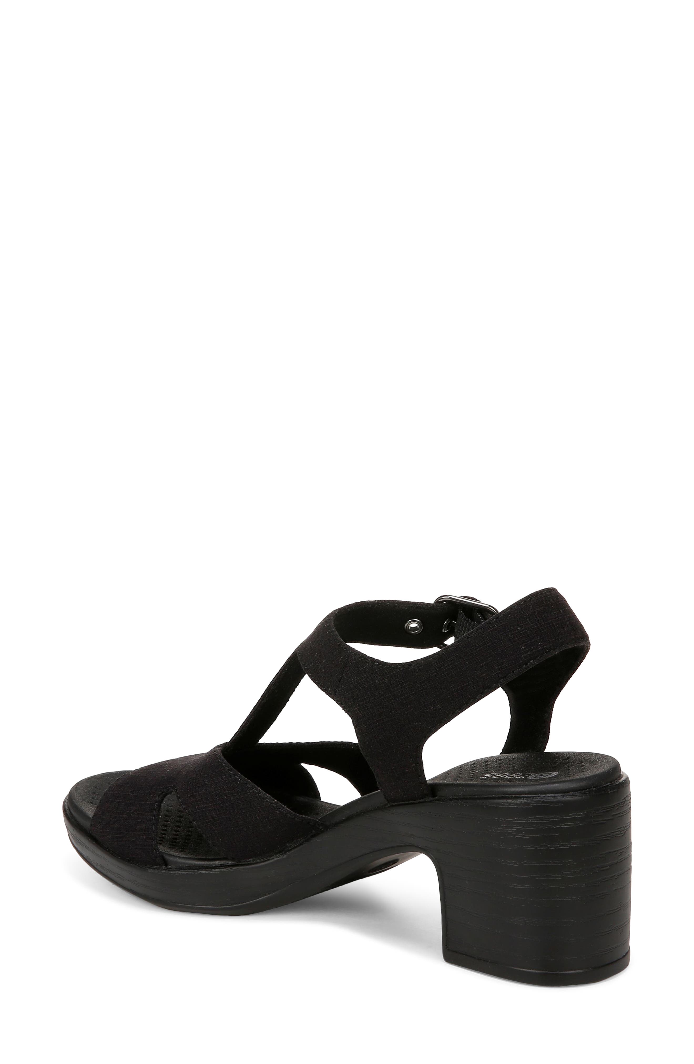 LifeStride Everly Machine Washable Block Heel Sandal, Alternate, color, Black Denim