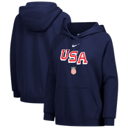 Nike Women's Nike Navy US Hockey Varsity Raglan Tri-Blend Hoodie