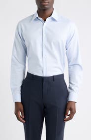 Nordstrom Trim Fit Check Dress Shirt