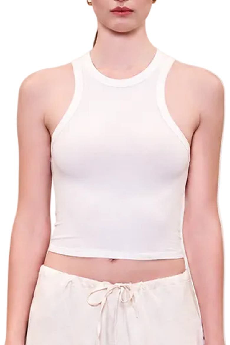 Daydreamers Wide Strap Tank Top, Alternate, color, white