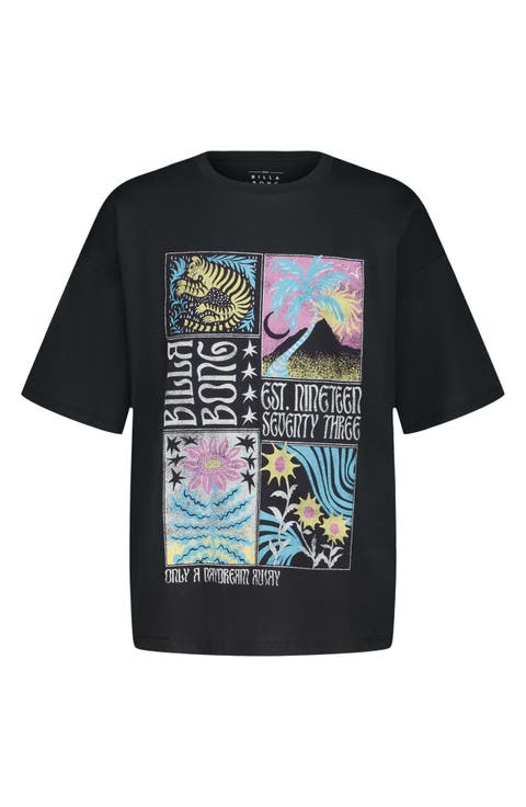 Kids' Daydream Oversize Cotton Graphic T-Shirt (Big Kid)