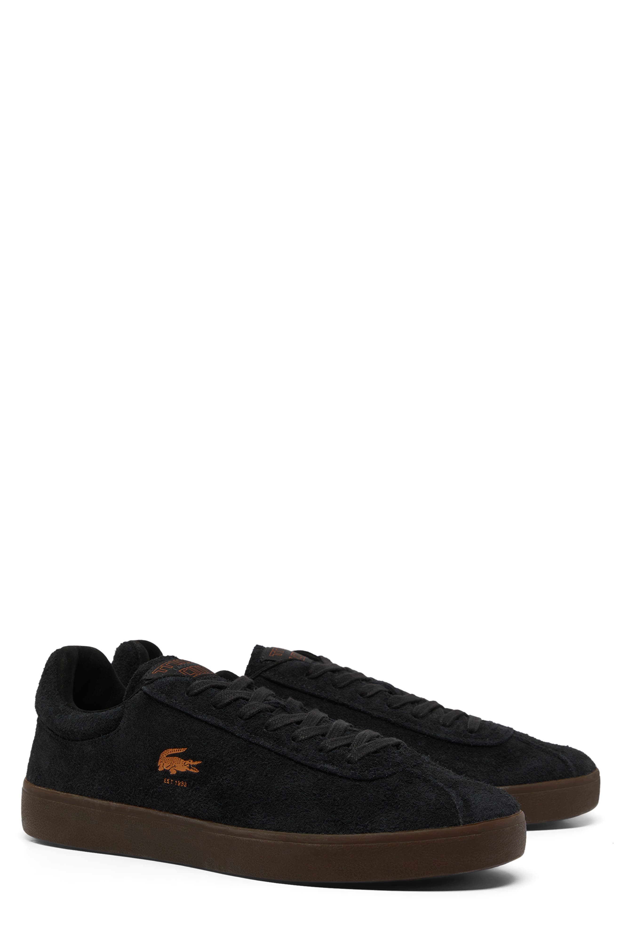 Lacoste Baseshot Suede Sneaker, Main, color, 
