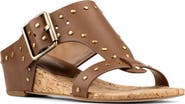 Donald Pliner Buckle Wedge Sandal