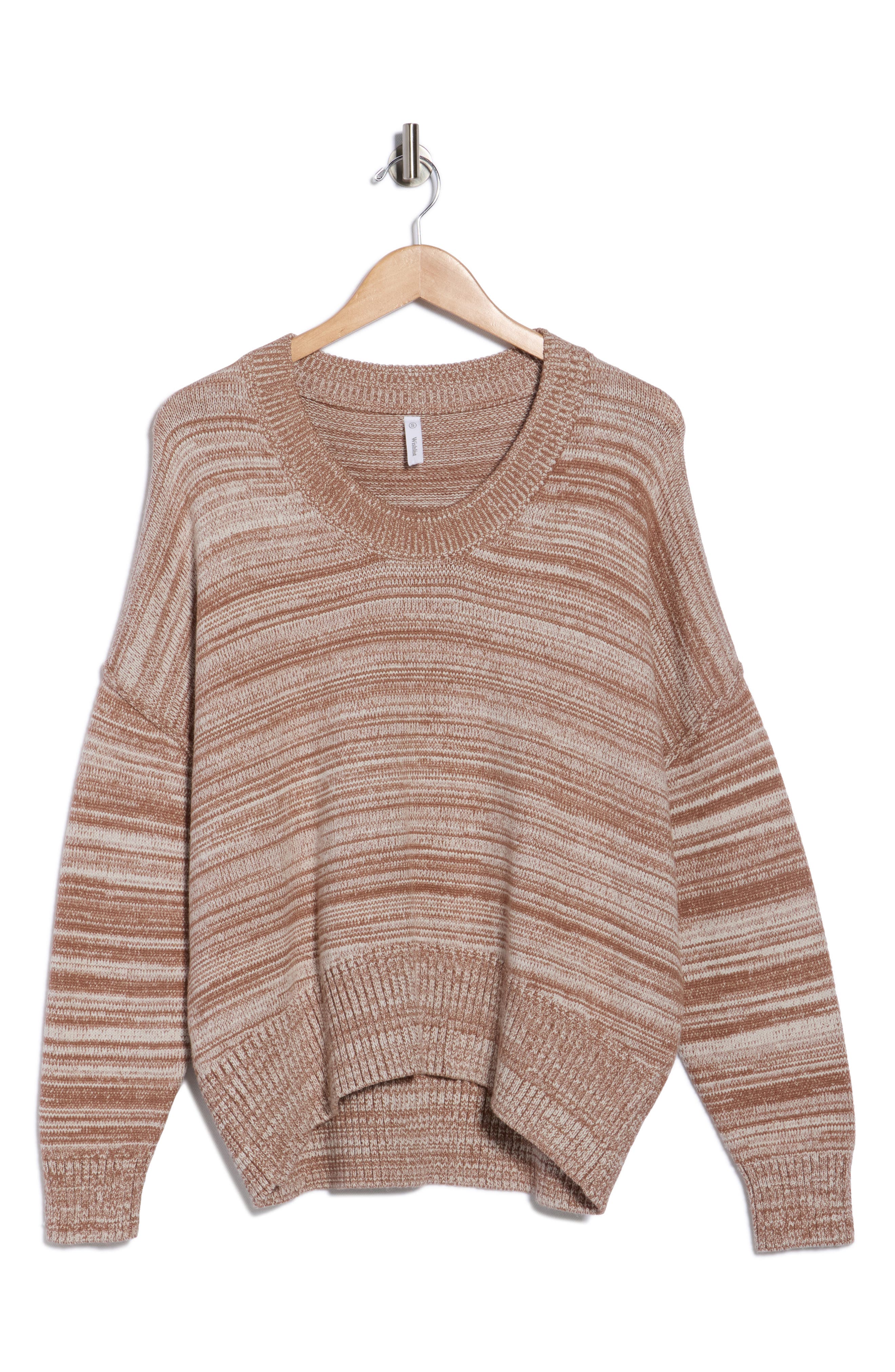 WISHLIST Mélagne Stripe Pullover Sweater