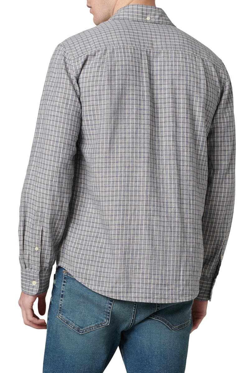 Joe's Oliver Plaid Linen Blend Button-Up Shirt, Alternate, color,