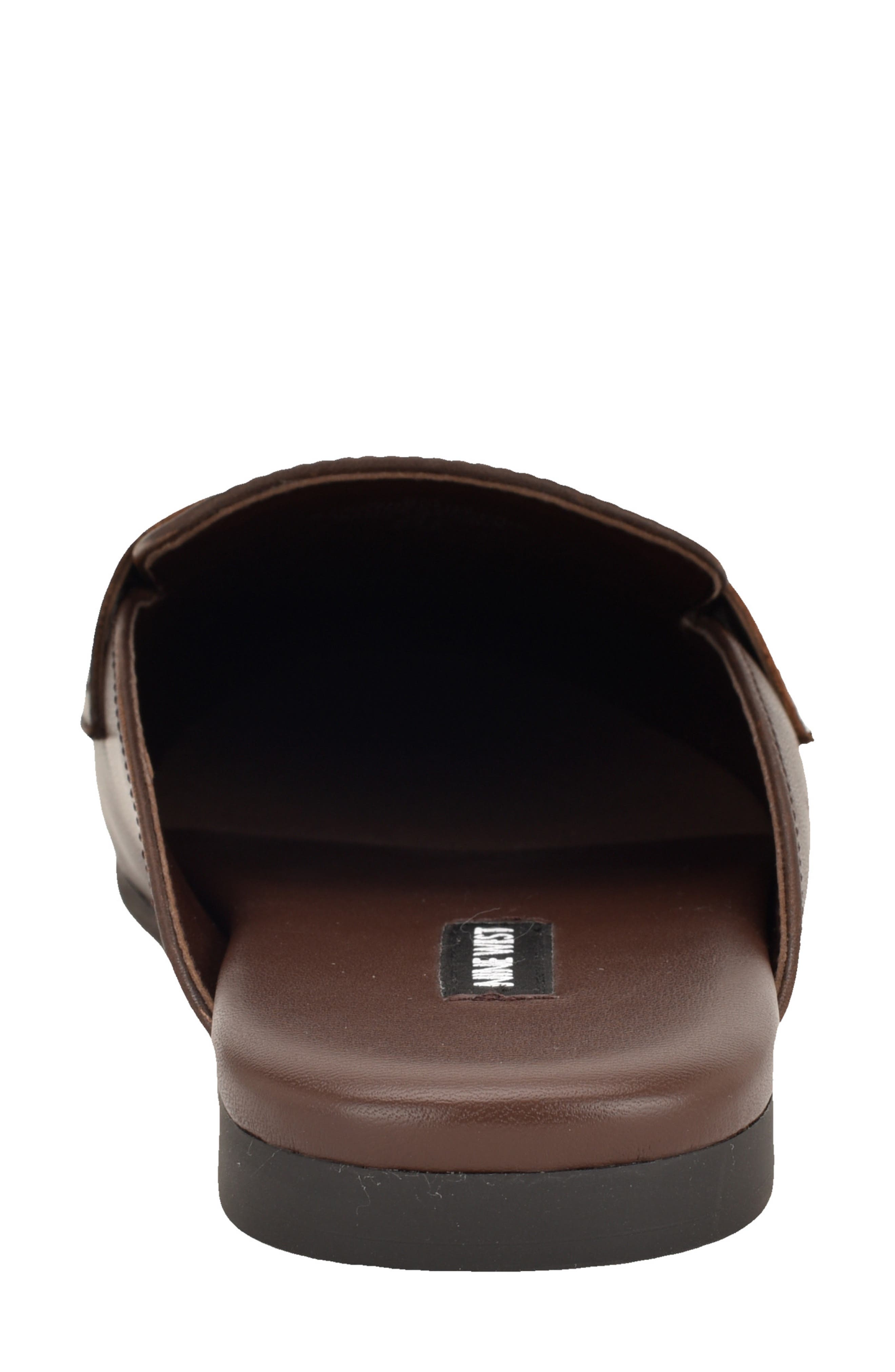 Evans Penny Loafer Mule, Alternate, color, DARK BROWN