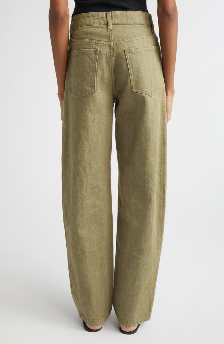 OSSOU Rider Low Rise Barrel Leg Jeans, Alternate, color, Reed Wash