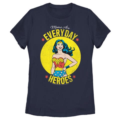 Women's Wonder Woman Moms Are Everyday Heroes  Graphic T-Shirt