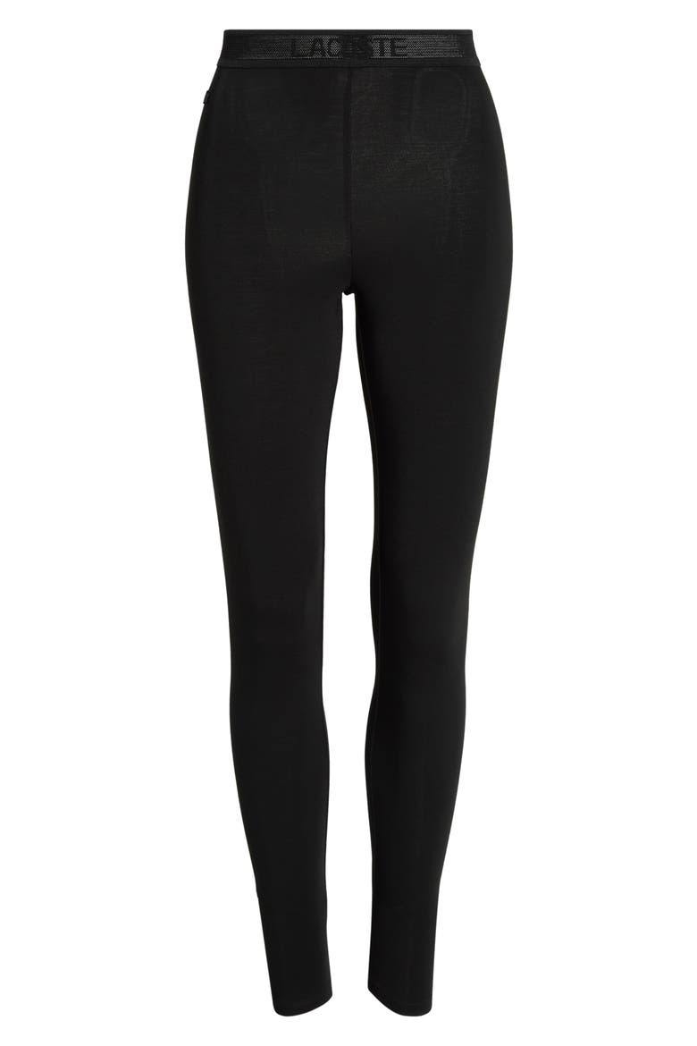 Loungewear Leggings, Alternate, color, BLACK