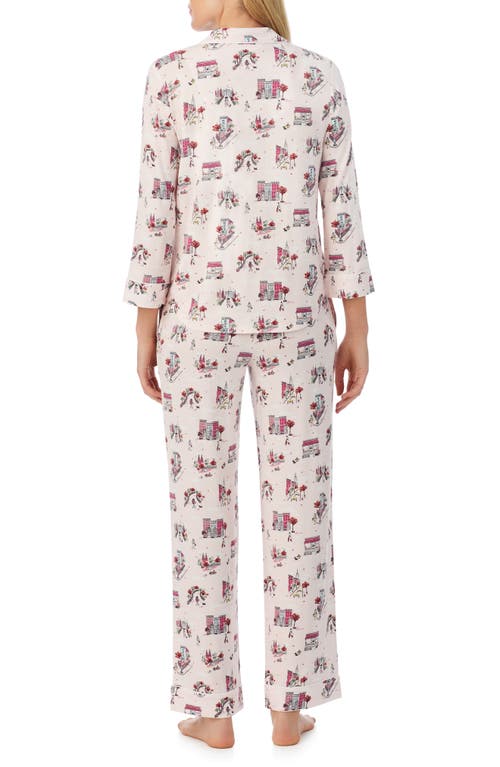 Kate Spade New York Print Stretch Modal Pajamas In Multi