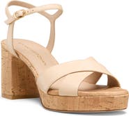 Stuart Weitzman Dayna Ankle Strap Platform Sandal