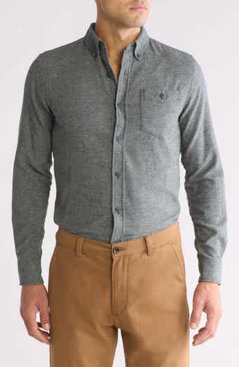 WEATHERPROOF VINTAGE Herringbone Flannel Button-Down Shirt