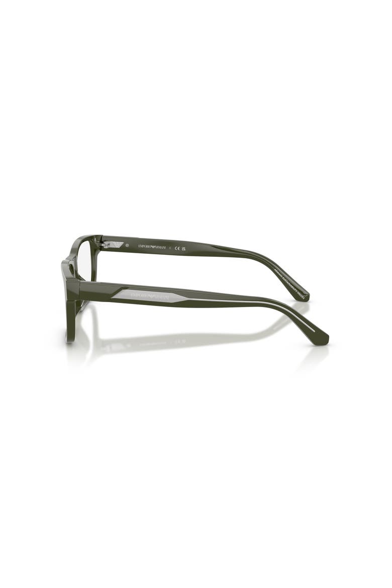 54mm Rectangle optical glasses, Alternate, color, Green