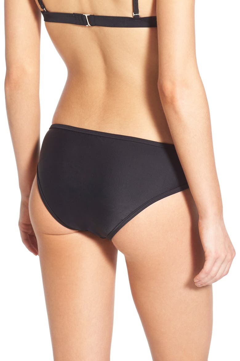 Mesh Bikini Bottoms, Alternate, color, BLACK