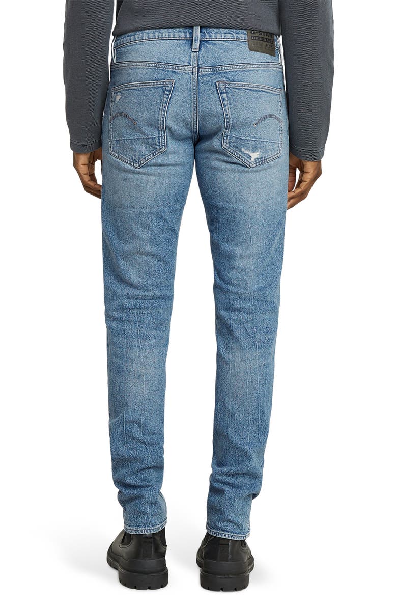 G-STAR 3301 Slim Jeans, Alternate, color, Vintage Blue Vapour