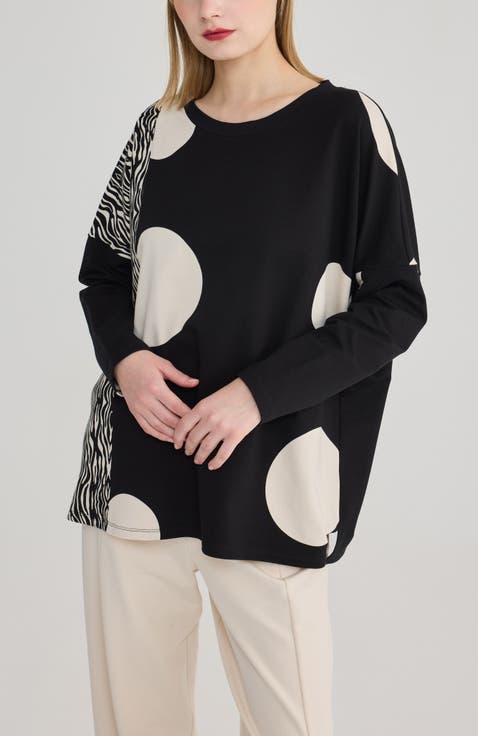 Saga Mixed Printed Top
