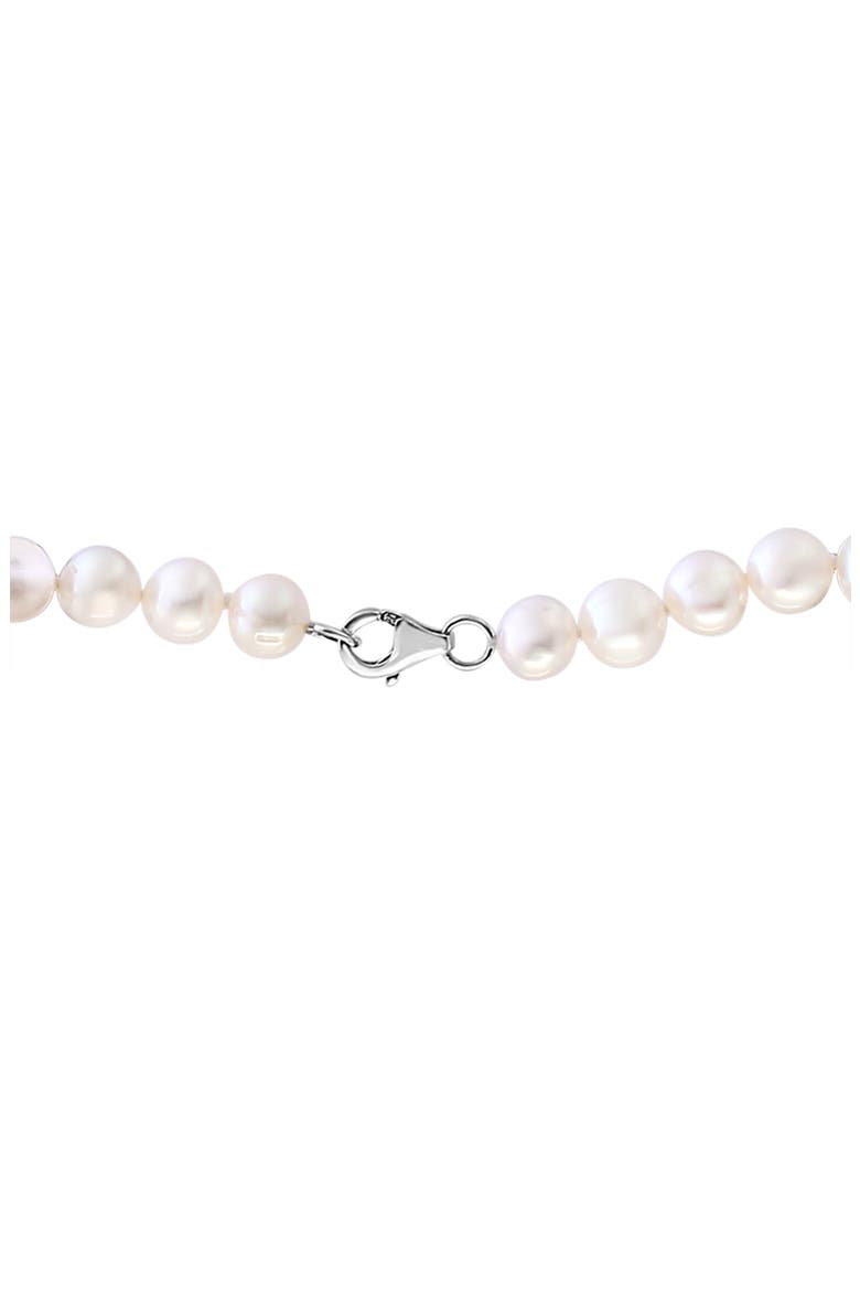 Sterling Silver 7–8mm Freshwater Pearl Necklace, Alternate, color, WHITE
