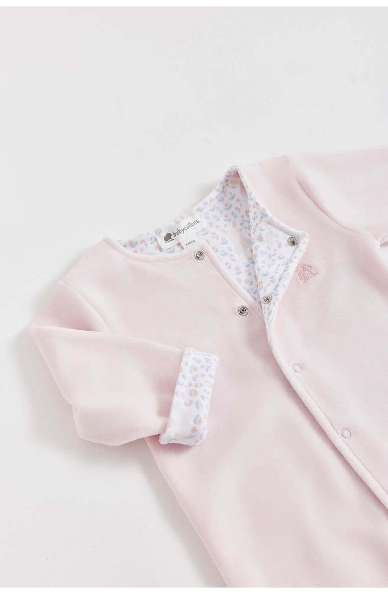 Babycottons Caramel Plush Coverall for Infant, Alternate, color, Pink