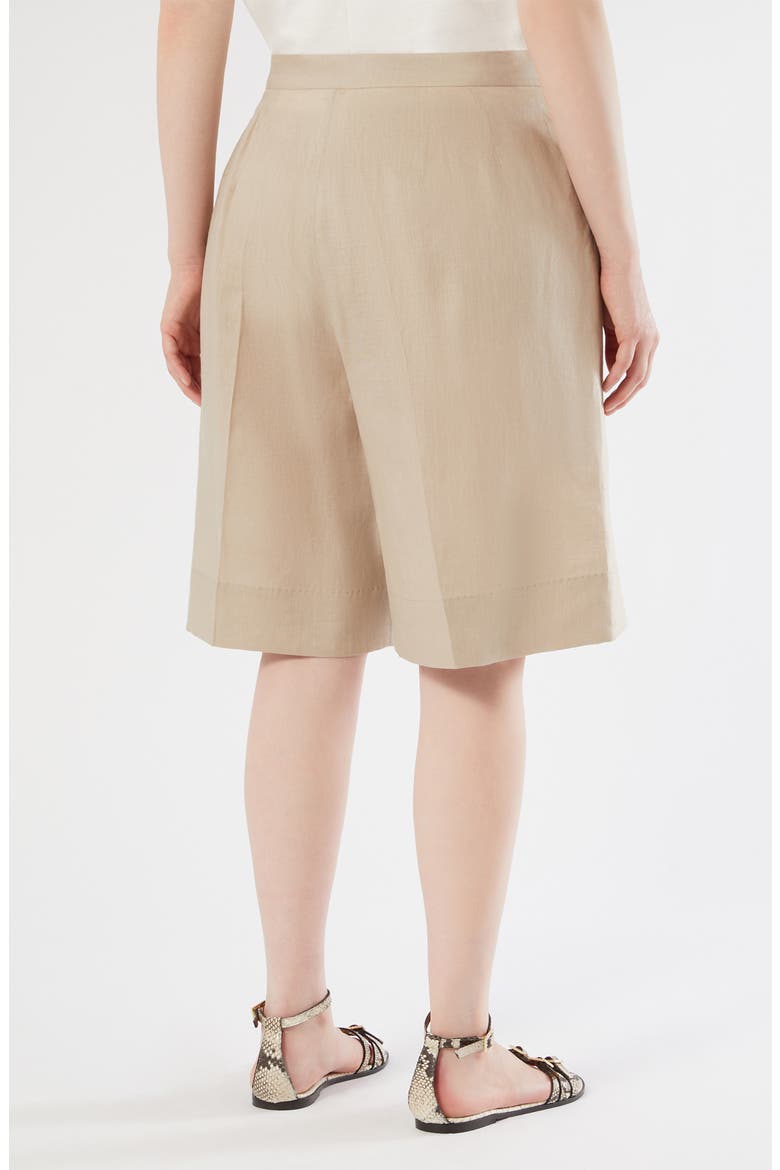 Nodino Linen Shorts, Alternate, color, BEIGE