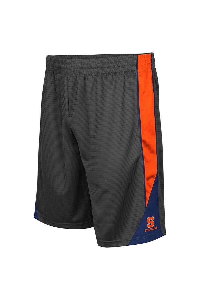 Men's Colosseum Charcoal Syracuse Orange Turnover Shorts, Main, color, Charcoal