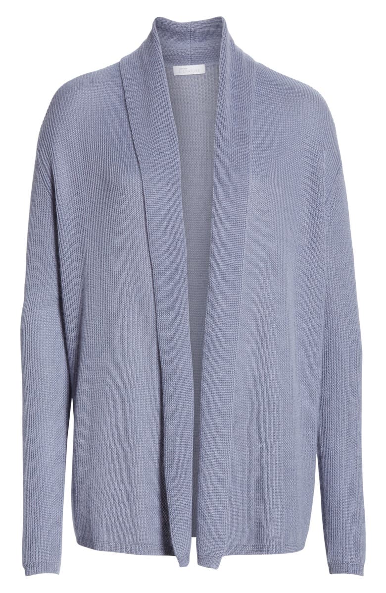 Nordstrom Signature Cashmere & Linen Open Cardigan, Alternate, color,
