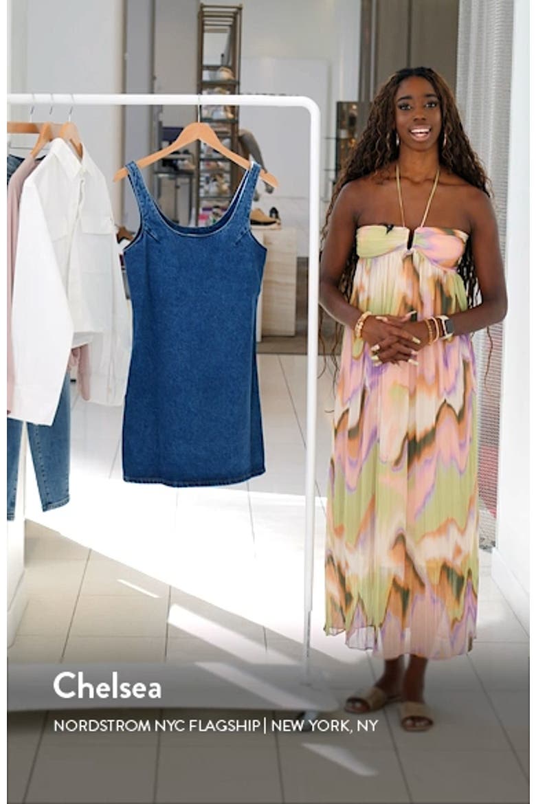 Adeline Sleeveless Denim Minidress video