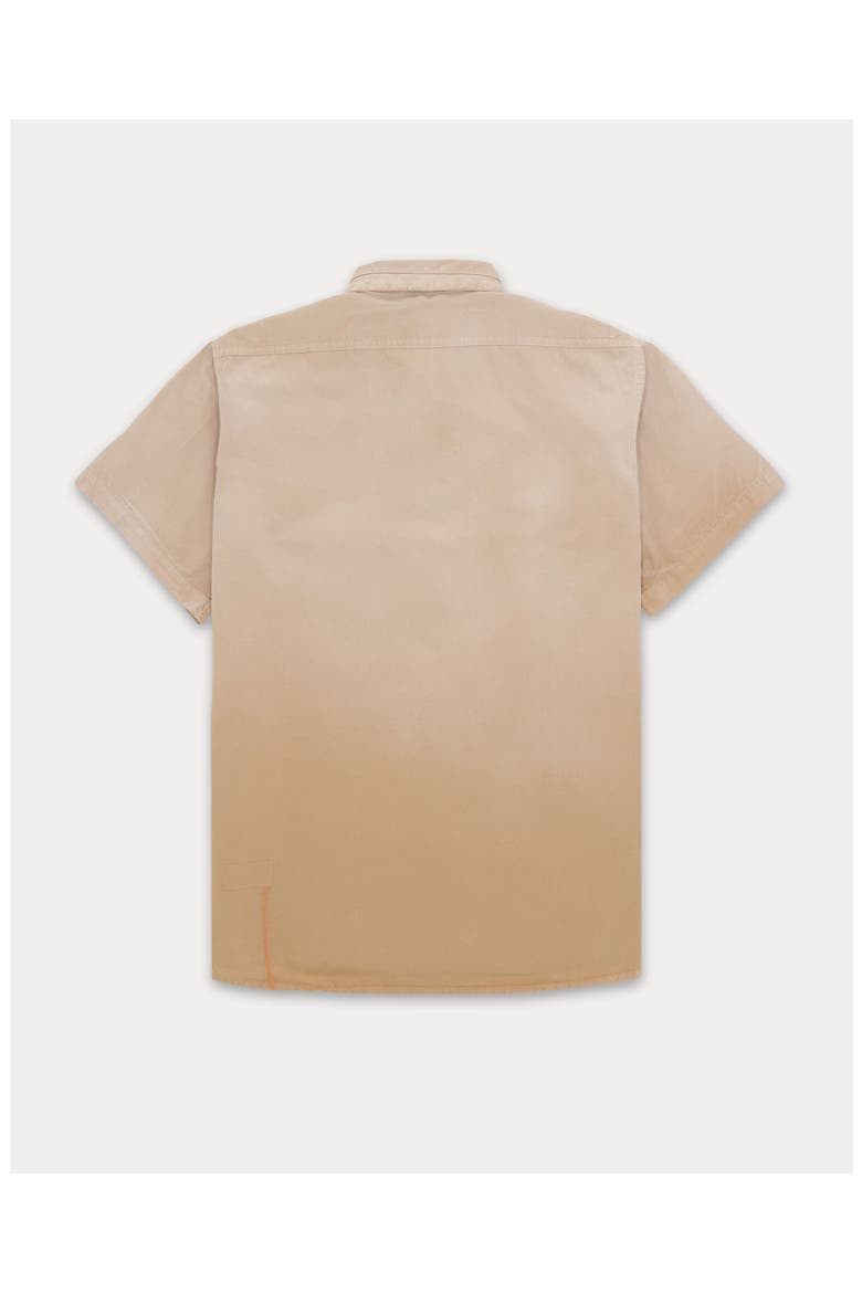 Jackson Short-Sleeve Cotton Shirt, Alternate, color, Beige