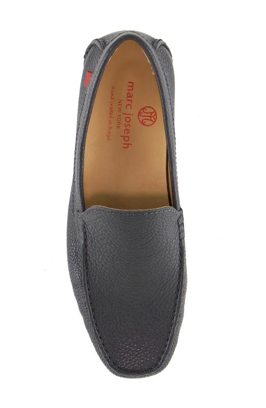 Marc Joseph New York Broadway Leather Venetian Driver Loafer, Alternate, color, Black Croco