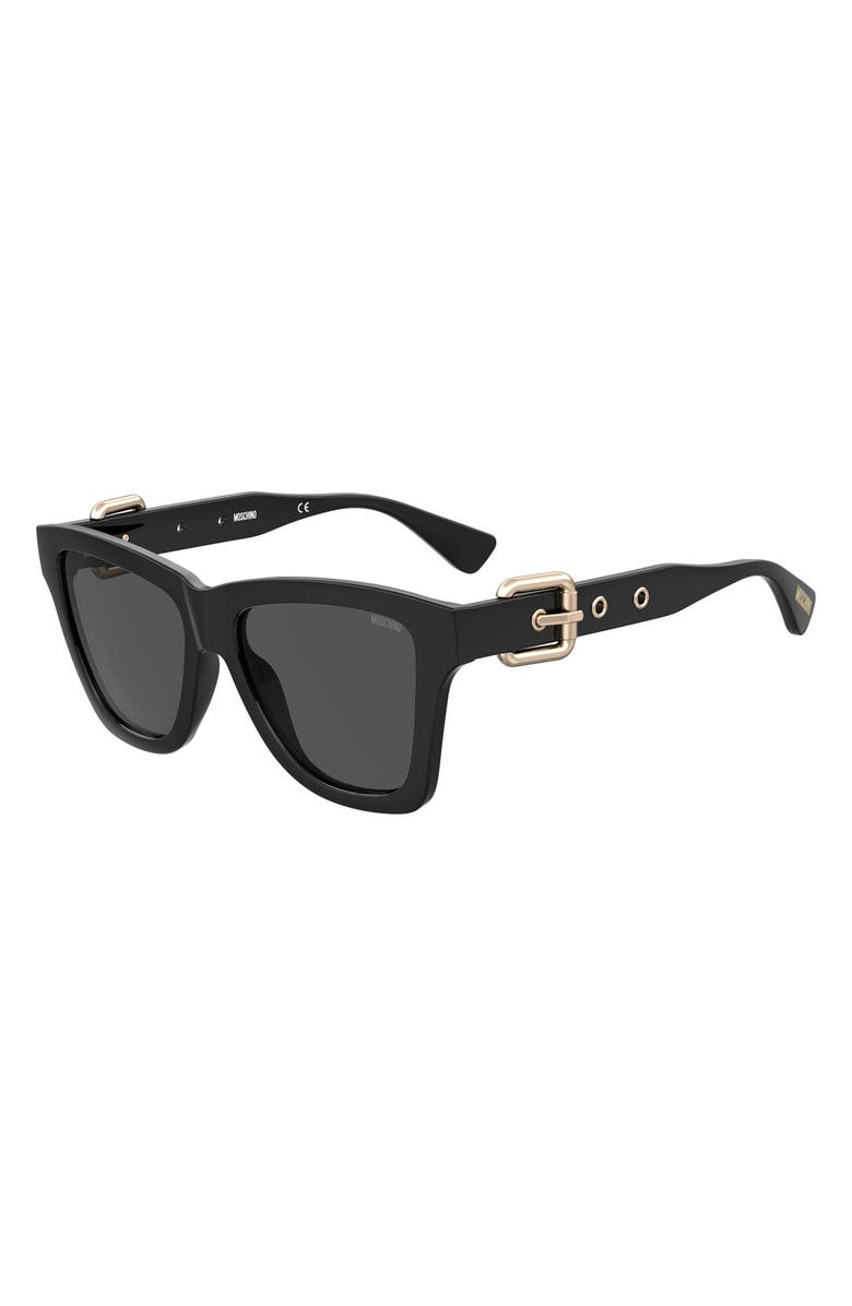 Moschino 54mm Gradient Rectangular Sunglasses, Alternate, color, 