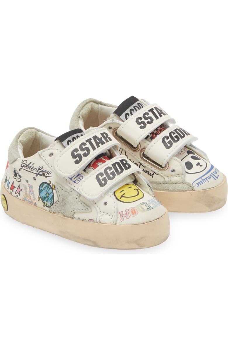 Golden Goose Kids' Old School Graffiti Low Top Sneaker, Alternate, color,
