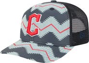 New Era Men's New Era Denim/Navy Cleveland Guardians Aztec Denim 9SEVENTY Adjustable Hat